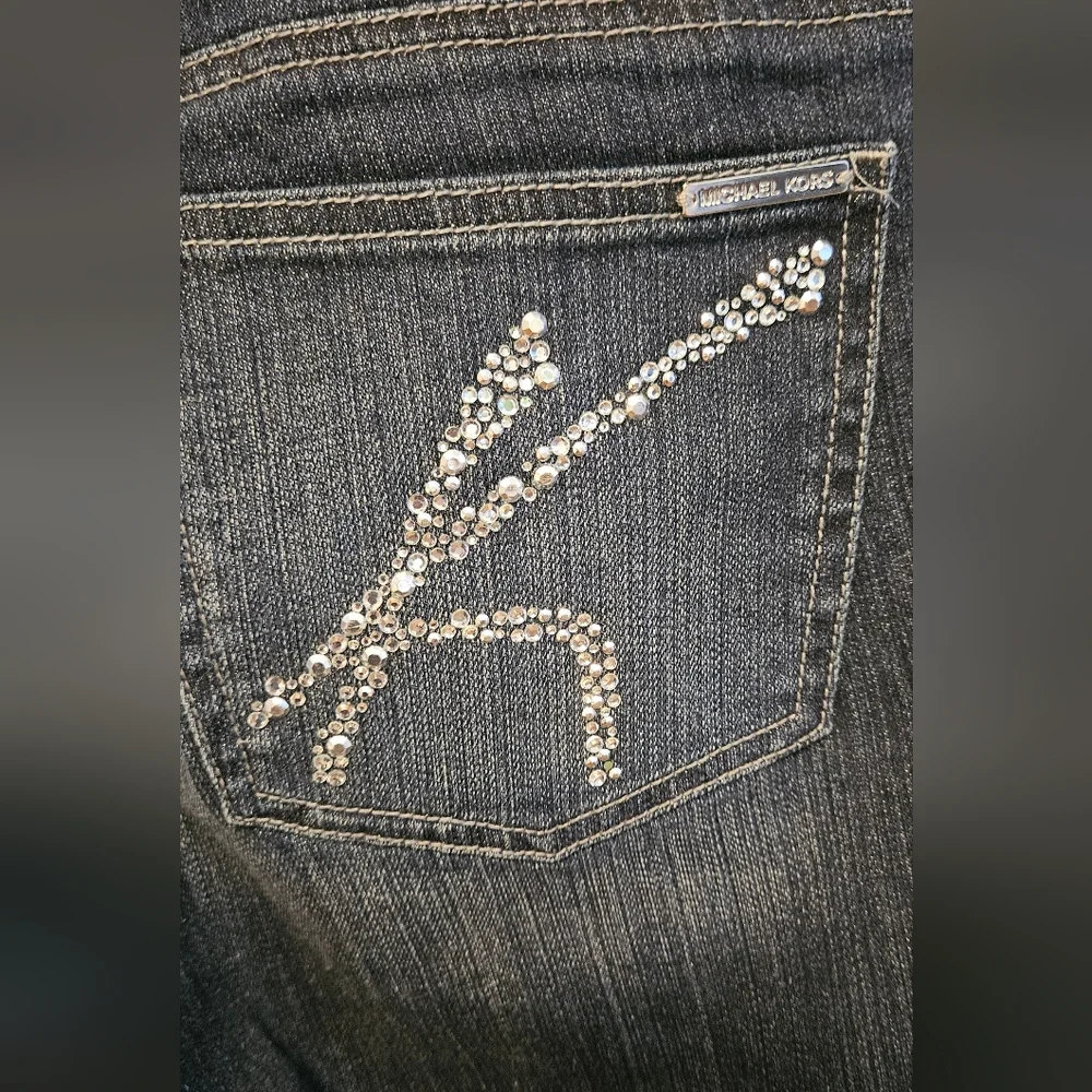 Michael Kors MK Rhinestone Jeans Size 10